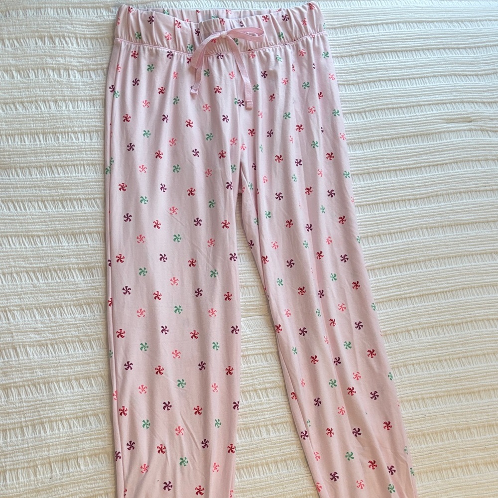 Jockey Light Pink Peppermint Pajama Pants with Multicolor Design